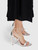 Aquazzura Silver Leather Heeled Sandals