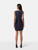 Stella McCartney Navy Sheer Lace Panel Dress