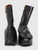 Vivienne Westwood Black Leather Rocking Horse Boots