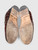 Loewe Brown Leather Croc Embossed Collapsible Loafers