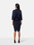 Lanvin Navy Midi V-Neck Dress