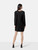 Lanvin Black Silk Midi Dress