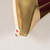 Céline Gold Leather Wedge Heels