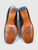 Céline Navy Snakeskin Square Toe Boots