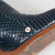 Céline Navy Snakeskin Square Toe Boots