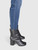 Maison Margiela Black Leather Tabi Heeled Ankle Boots