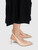 Christian Louboutin Beige Suede Drama Slingback Spike Pumps