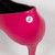 Saint Laurent Hot Pink Leather Pointed Pumps