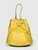 Balenciaga Green Leather Papier Bucket Bag