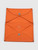 Hermès Orange Chandra Goatskin Calvi Card Holder