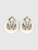 Chanel Vintage Red Four Leaf Clover Clip On Earrings