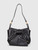 Saint Laurent Vintage Black Leather Bow Shoulder Bag
