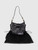 Saint Laurent Vintage Black Leather Bow Shoulder Bag