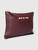 Valentino Garavani Burgundy & Red Leather Clutch