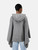 Dolce & Gabbana Grey Cashmere Hooded Poncho