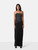 Carolina Herrera Black Ruched Strapless Gown