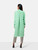 Etro Green Silk Striped Oversize Shirt