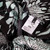Alexander McQueen Black Silk Floral Shattered Glass Top