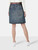 Gucci Blue Denim Beaded Waistband Skirt