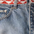 Gucci Blue Denim Beaded Waistband Skirt