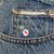 Gucci Blue Denim Beaded Waistband Skirt