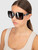 Dolce & Gabbana Zebra Print Square Sunglasses