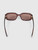 Gucci Havana Rectangle GG Logo Sunglasses