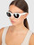 Prada White Butterfly Sunglasses