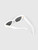 Prada White Butterfly Sunglasses