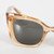 Saint Laurent Nude Grey Cat Eye Sunglasses