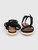 ba&sh Black Suede Espadrille Sandals