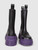 Bottega Veneta Black & Purple Tire Boots