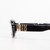 Miu Miu Black Acetate Oval Sunglasses