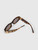Miu Miu Honey Havana Tortoiseshell Oval Sunglasses