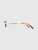 Miu Miu Gold Frame Violet Rimless Sunglasses