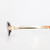 Miu Miu Gold Frame Violet Rimless Sunglasses