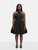Bernadette Black Halterneck Knee Length Dress