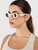Miu Miu Milk Ecru Acetate Oval Sunglasses