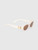 Miu Miu Milk Ecru Acetate Oval Sunglasses