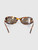 Miu Miu Havana Acetate Oval Sunglasses