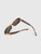 Miu Miu Havana Acetate Oval Sunglasses
