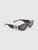 Miu Miu Black Frame Oval Sunglasses