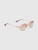 Miu Miu Gold Frame Violet Lenses Sunglasses