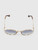 Miu Miu Gold Frame Blue Lenses Sunglasses