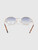 Miu Miu Gold Frame Blue Lenses Sunglasses