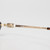 Miu Miu Gold Frame Grey Rimless Sunglasses