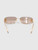 Miu Miu Bronze Gradient Oversized Sunglasses