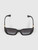 Miu Miu Black Square Logo Sunglasses