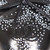 Chanel F/W2023 Black Calfskin Dotted Camellia Print Flats