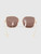 Fendi Brown FF Mirrored Sunglasses